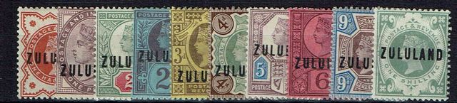 Image of South African States ~ Zululand SG 1/10 MM British Commonwealth Stamp